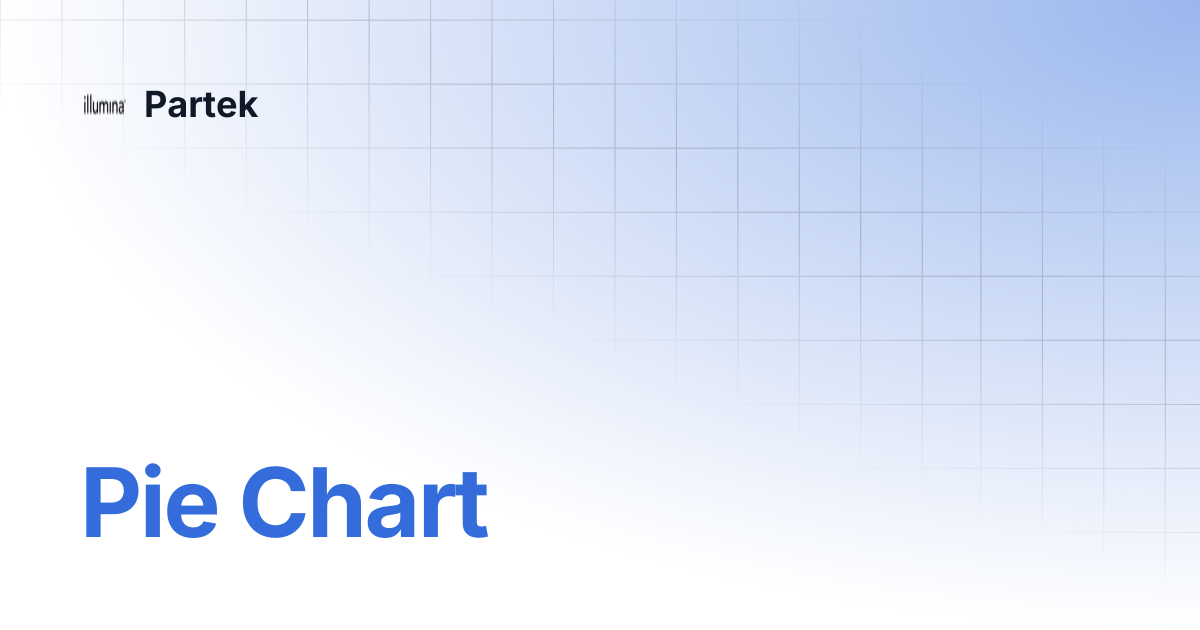 Pie Chart | Partek